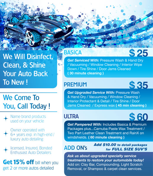 Auto Detailing Package Services